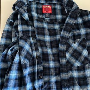 Vintage J.C. Penney Big Mac Blue Work Flannel